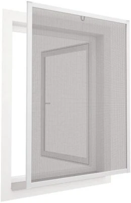 4 x easy life proLINE Pollenschutz Gitter Alu Fenster Rahmen 100x120cm Allergie - Bild 1 von 4