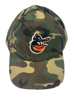 Gorra de béisbol BALTIMORE ORIOLES camuflaje con tirantes - adulto talla única Foto 1 de 4