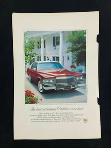 Cadillac Luxury Car Magazine Ad 7 x 10  - Picture 1 of 3