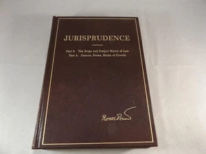 Jurisprudence Roscoe Pound Volume 3 III Part 4 & Part 5 West Publishing 1959 - Picture 1 of 12