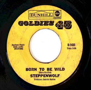 STEPPENWOLF BORN TO BE WILD / MAGIC CARPET RIDE PROBE REC VINYL 45 81-119 - Picture 1 of 3