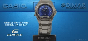 Vintage Casio Edifice EFA-106-2AV. Mov Japan Case In China Wr.100. Ana/Digi. - Picture 1 of 6