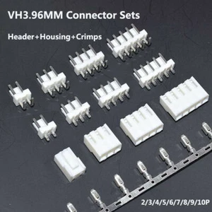 Juegos de conectores de paso VH3,96 mm cabezal + carcasa + terminal de engarza 2/3/4/5/6/7/8/9/10P - Imagen 1 de 6