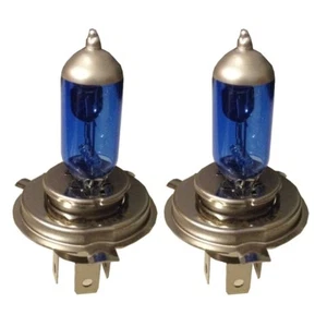 H4 XENO 55W LAMPADINE LAMPADA ALOGENA auto-lampadine SUPER WHITE OTTICA - Picture 1 of 3