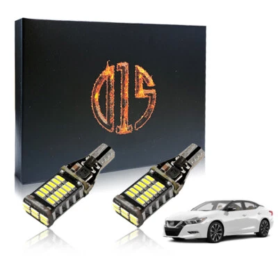 Bombillas LED retroceso 921 W16W blancas para Nissan Máxima 2000-2020 2021 Foto 1 de 4