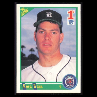 Greg Gohr Rookie #679 1990 Score Detroit Tigers Baseball Card MLB NM - Image 1 of 3