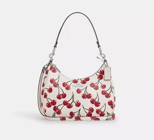 COACH Teri Hobo Bag in Cherry Print Chalk Multi CY696 Outlet NEU - Bild 1 von 12