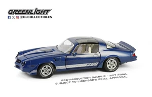 1980 CHEVROLET CAMARO Z28 DARK BLUE 1/18 DIECAST MODEL CAR BY GREENLIGHT 13691 - Picture 1 of 1
