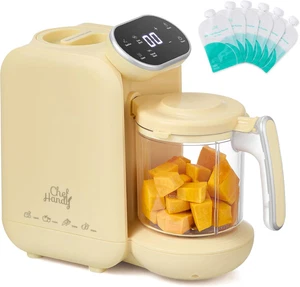 Cuocipappa 5-In-1 per Neonati: Cuoci Pappa, Omogeneizzatore, Mixaggio, Riscaldam - Foto 1 di 12