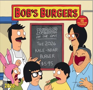 Bob's Burgers 2026 Wall Calendar (Includes Stickers) – Wall Calendar - Picture 1 of 5