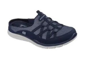 Skechers Gratis Cloud Damen Slipper Sneaker Clogs Navy 8 - Bild 1 von 7