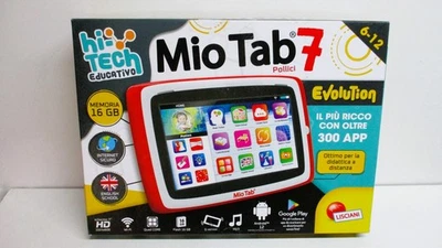Lisciani Mio Tab 7'' Evolution 2022 Kinder 6-12J Tablet Speicher 16GB  Italienis - Bild 1 von 4