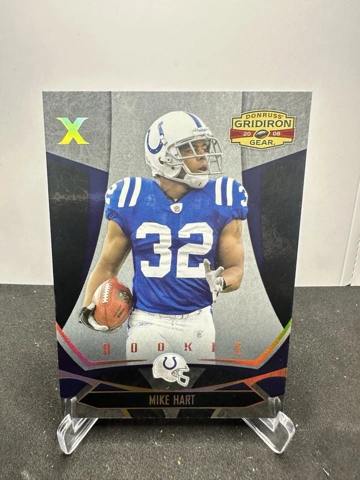 2008 Donruss Gridiron Gear #172 Mike Hart RC Indianapolis Colts /100 - Image 1 of 2
