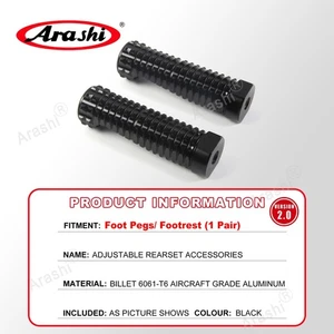 Arashi Footrest Foot Pegs Replacement Part for Honda CBR600RR CBR1000RR CB650R - Picture 1 of 6