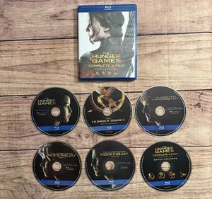 The Hunger Games: Complete 4-Film Collection (Blu-ray) 6 Discs Tested No Slip - Imagen 1 de 4