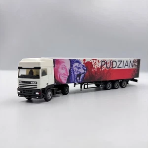 DAF 95 Truck with Semitrailer “PUDZIAN” – Polish Road Transport 1/87 H0 - Picture 1 of 5