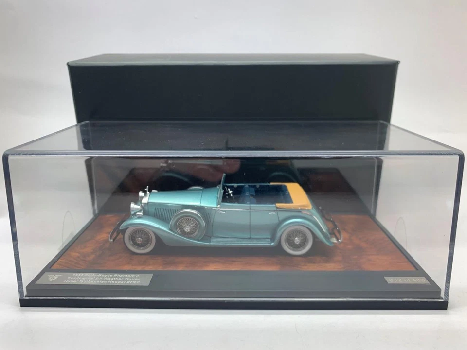 MATRIX 34 ROLLS ROYCE PHANTOM II CONTINENTAL ALL WEATHER TOURER BLU MX51705-121 - Immagine 1 di 1