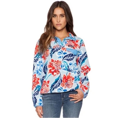 Pullover polar floral Patagonia Synchilla Manoa talla grande Foto 1 de 4