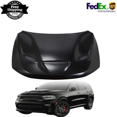 Primed Black Hood Panel For 2011-2023 Dodge Durango Foto 1 de 4