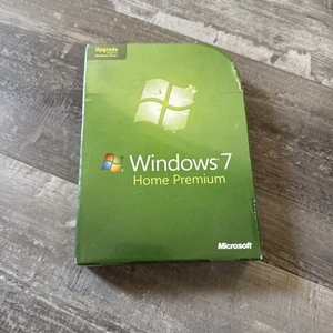 Microsoft Windows 7 Home Premium Upgrade 32 & 64 Bit DVDs MS WIN (NEW & SEALED) - Picture 1 of 2