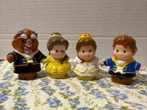 Little People La Bella y la Bestia Bella Adam Bestia Juego de 4 Piezas - Imagen 1 de 17