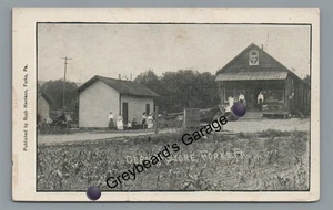 Railroad Train Station Depot FORKS PA Luzerne County Pennsylvania Postcard - Picture 1 of 2