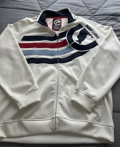 Vtg Ecko Untld Track Jacket Embroidered White Y2K 90s Skater - Picture 1 of 4