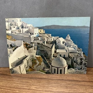 CARTOLINA COLORI VINTAGE COLLEZIONE SANTORINI - PICTURESQUES - Foto 1 di 2