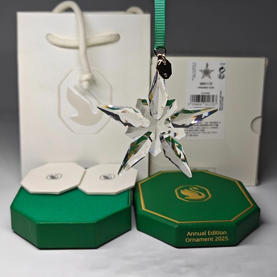 Swarovski Crystal 2025 ANNUAL EDITION LARGE CHRISTMAS ORNAMENT 5691172 AUTHENTIC - Image 1 of 3