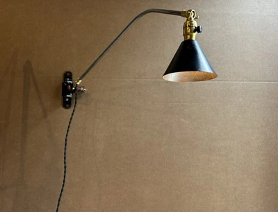 Industrial Swingarm Wall Mounted Sconce Lamp Light Steampunk Task - Image 1 of 4