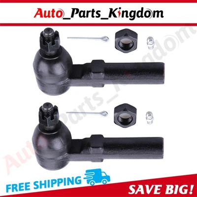 2X Front Outer Tie Rod Ends Links For 1987-1993 Dodge & Plymouth & Chrysler - Image 1 of 4