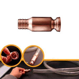 Sifone Sicurezza Autoadescante Tubo Connettore Flessibile 0,59"/0,75" Rame Jiggle NUOVO - Foto 1 di 11