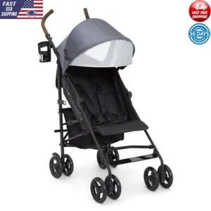 Foldable Lightweight Stroller Steel Frame Extendable Canopy Storage Basket New - Picture 1 of 4