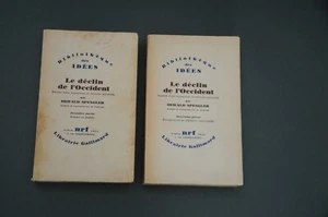 Histoire Oswald Spengler Le Déclin de l'occident 1959 complet deux volumes - Picture 1 of 4