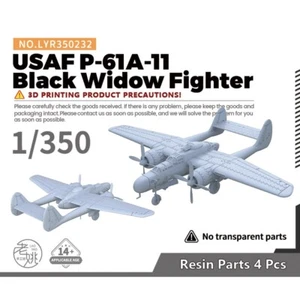 LYR350232 1/350 Military Model Kit USAF P-61A-11 Black Widow Fighter - Bild 1 von 4