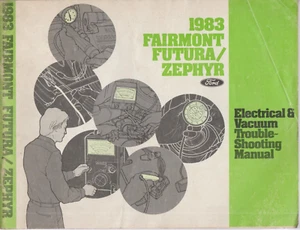 1983 Ford Fairmont Mercury Zephyr Electrical & Vacuum Trouble Shooting Manual - Picture 1 of 2