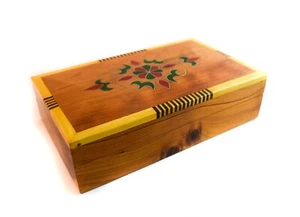 Bezaubernde Schmuckschatulle aus Holz, Marokkanische Handarbeit Thuya Box Geschenkbox aus Thuya - Bild 1 von 8