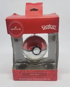 Hallmark Christmas Tree Ornament Pokemon Poke Ball Pokémon Pikachu ❤️ - Picture 1 of 5