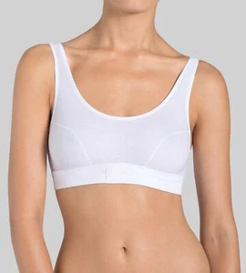 Sloggi Double Comfort Bra Wireless Cotton Rich Non Wired Pullover Sports Top - Picture 1 of 15