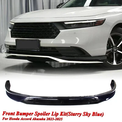 Kit de labio alerón parachoques delantero azul AKASAKA para Honda Accord 11th 2023-2025 2024 Foto 1 de 4
