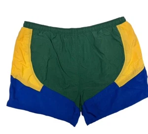 Basic Editions Men's Multicolor-Block Elastic Waist Mesh Lined Shorts Size XL - Picture 1 of 8