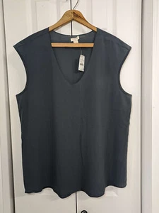 J.Crew NWT Women's Size 14 Blouse Gray - Picture 1 of 5
