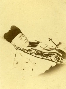 Priest France Nancy Old CDV Chatelain Photo Post Mortem 1870 - Picture 1 of 2