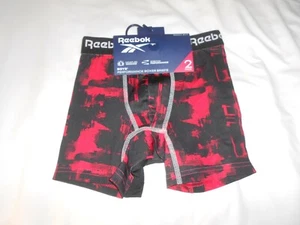 NEW, BOYS REEBOK PERFORMANCE BOXER BRIEFS, 2 PACK, SIZE SM 6/7 - Picture 1 of 3