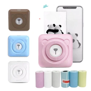 Wireless Bluetooth Mini Portable Smart Photo Printer Pocket Android/iOS +Paper - Picture 1 of 18