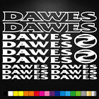 Fits Dawes Bikes Vinyl Decals Stickers Sheet Frame Cycle Cycling Bicycle