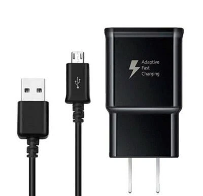 Fast Wall Charger + micro USB Cable for Samsung Galaxy Tab A 10.1 4 7.0 8.0 9.7 - Image 1 of 4