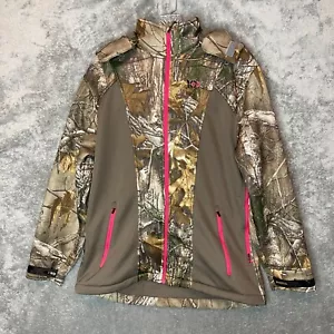 Walls Women 10X Lockdown Realtree Camo Softshell Full Zip Heavyweight Jacket M - Picture 1 of 16