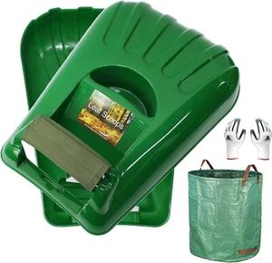 Gardzen Large Leaf Scoop Hand Rakes, Debris and Yard Waste Removal, Comes with 7 - Picture 1 of 7