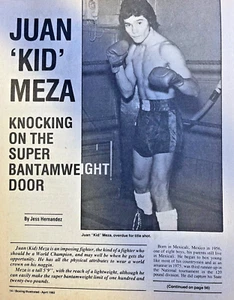 1982 Juan Kid Mendoza Bantamweight Boxer - Picture 1 of 2